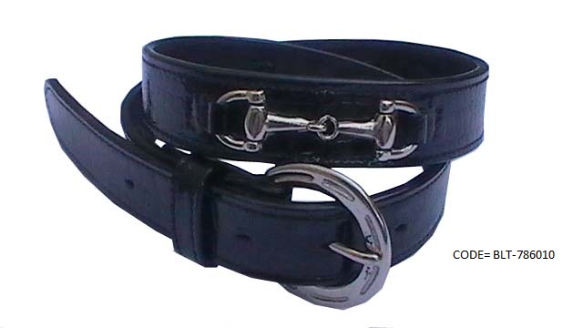 RYDER BELT PATENT LEATHER